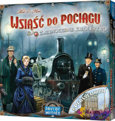 Wsiąść do Pociągu: Kolekcja Map 5 - Zjednoczone Królestwo / Pensylwania