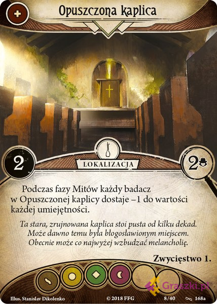 Horror w Arkham LCG: Zapłata za grzechy karta2 Horror w Arkham LCG: Zapłata za grzechy karta2