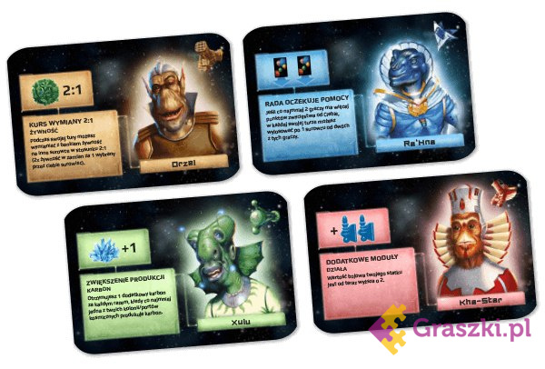 Catan: Gwiezdni Osadnicy karty 2 Catan: Gwiezdni Osadnicy karty 2