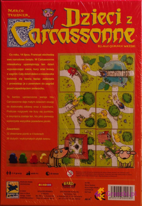 Dzieci z Carcassonne tył Dzieci z Carcassonne tył