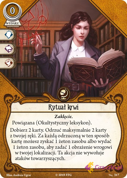 Horror w Arkham LCG: Przed czarnym tronem karta Horror w Arkham LCG: Przed czarnym tronem karta