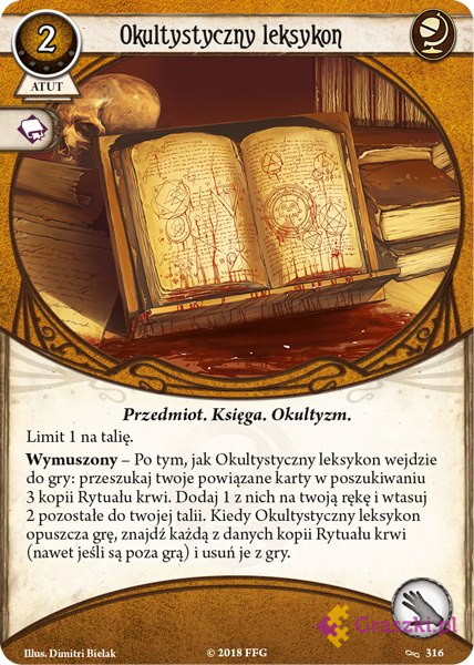 Horror w Arkham LCG: Przed czarnym tronem karta 2 Horror w Arkham LCG: Przed czarnym tronem karta 2