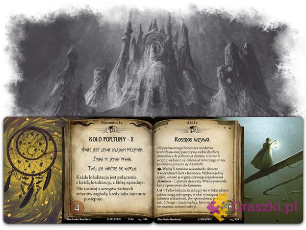 Horror w Arkham LCG: Przed czarnym tronem ilustracja Horror w Arkham LCG: Przed czarnym tronem ilustracja