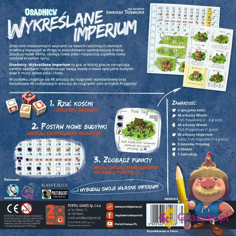 Osadnicy: Wykreślane Imperium tył Osadnicy: Wykreślane Imperium tył