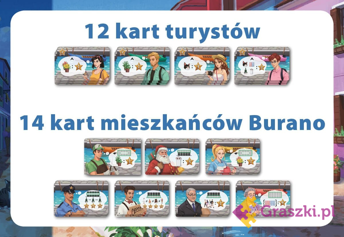 Spacer po Burano elementy Spacer po Burano elementy