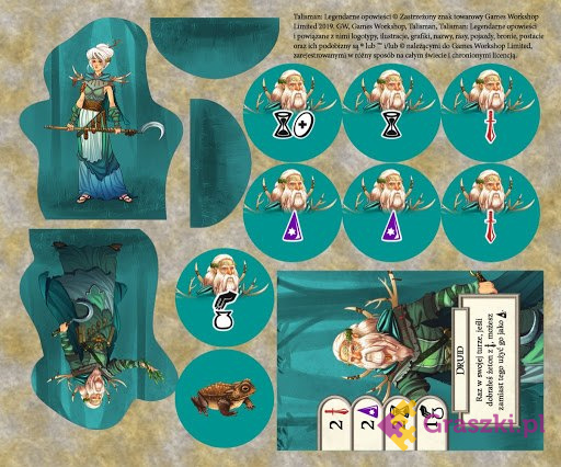 Talisman: Legendarne opowieści plansza Talisman: Legendarne opowieści plansza