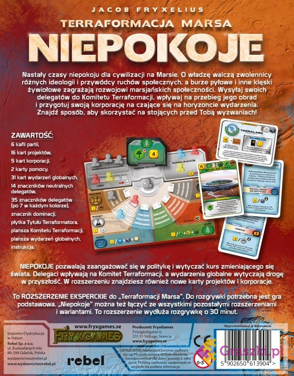 Terraformacja Marsa: Niepokoje pudełko Terraformacja Marsa: Niepokoje pudełko