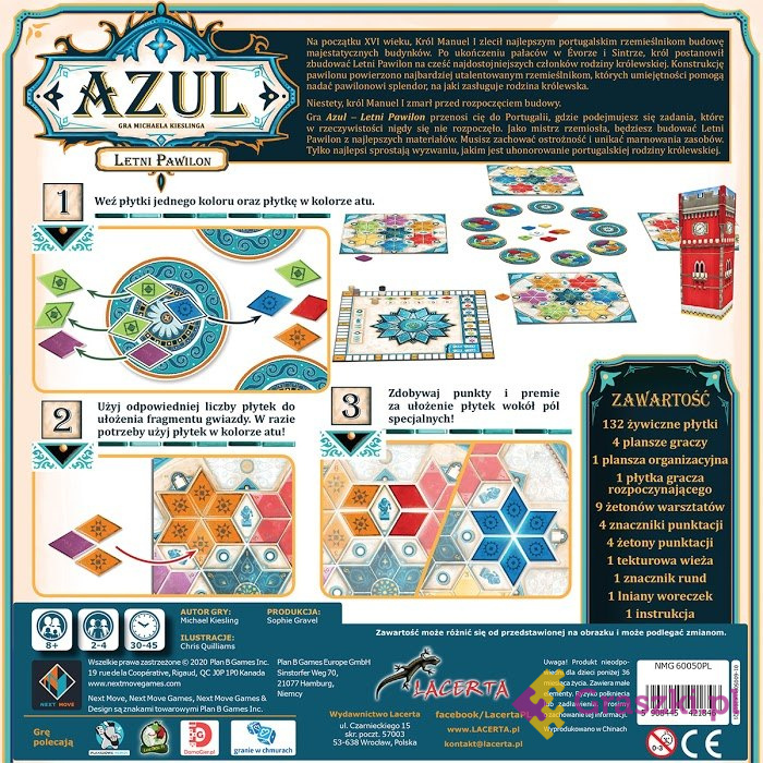 Azul: Letni pawilon tył Azul: Letni pawilon tył