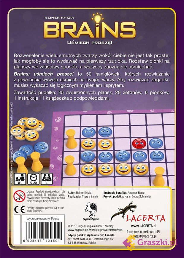 Brains: Uśmiech proszę! tył Brains: Uśmiech proszę! tył
