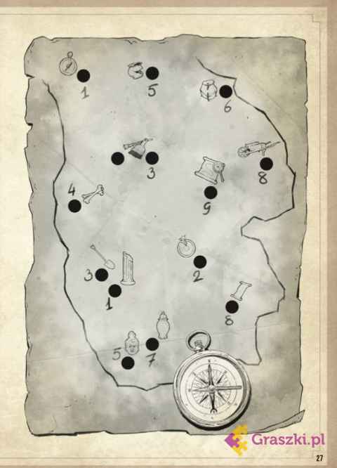 Escape Quest. Poszukiwacze zaginionego skarbu. Książka z łamigłówkami mapa Escape Quest. Poszukiwacze zaginionego skarbu. Książka z łamigłówkami mapa