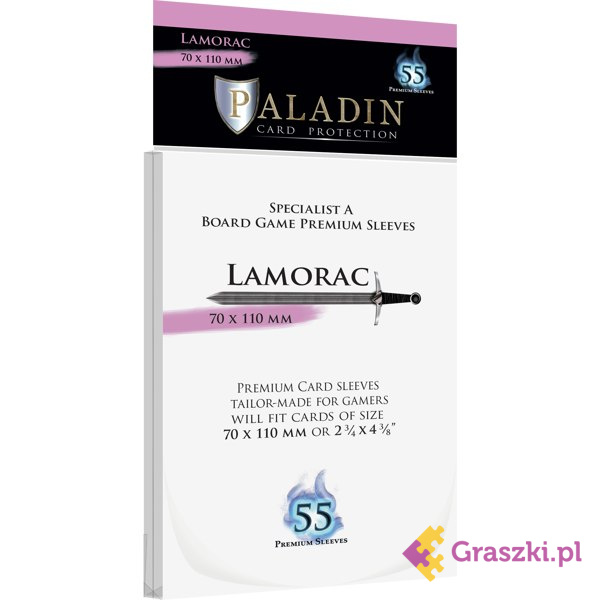 Koszulki na karty LAMORAC Premium (70x110) 55szt Koszulki na karty LAMORAC Premium (70x110) 55szt