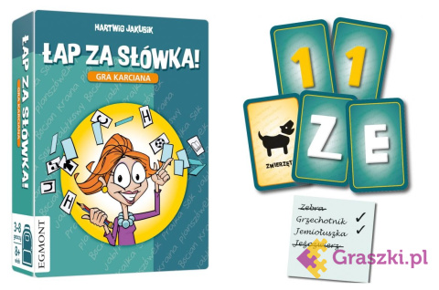 Łap za słówka - gra karciana. Gry do plecaka karty Łap za słówka - gra karciana. Gry do plecaka karty