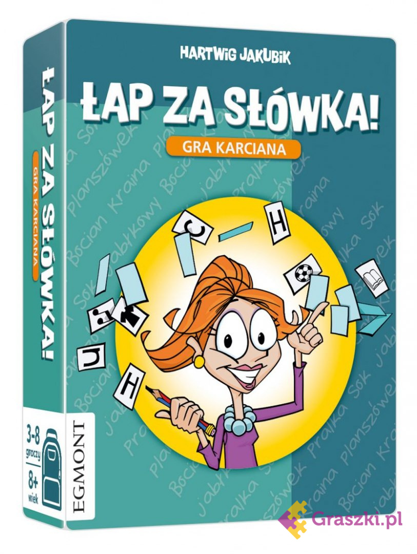 Łap za słówka - gra karciana. Gry do plecaka Łap za słówka - gra karciana. Gry do plecaka