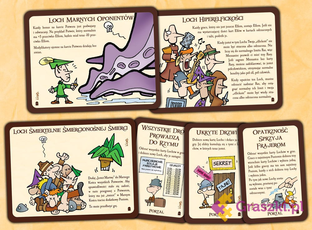 Munchkin 6 - Opętane Lochy tył Munchkin 6 - Opętane Lochy tył