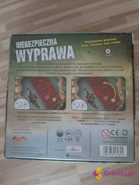 Niebezpieczna Wyprawa tył Niebezpieczna Wyprawa tył
