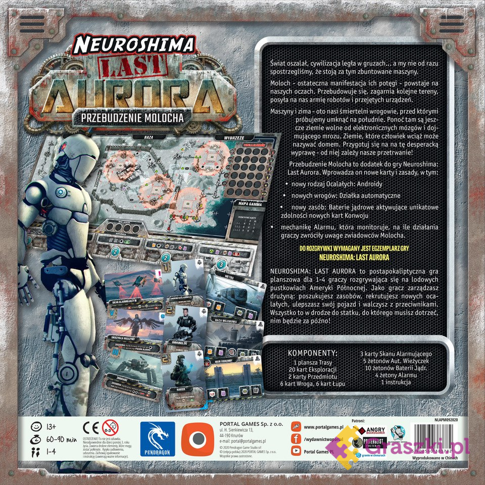 Neuroshima Last Aurora: Przebudzenie Molocha tył Neuroshima Last Aurora: Przebudzenie Molocha tył