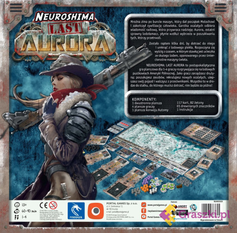 Neuroshima: Last Aurora tył Neuroshima: Last Aurora tył