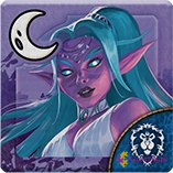 Small World of Warcraft night elf Small World of Warcraft night elf