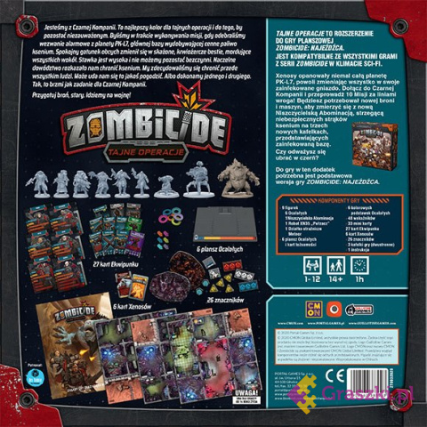 Zombicide Najeźdzca: Tajne Operacje tył Zombicide Najeźdzca: Tajne Operacje tył