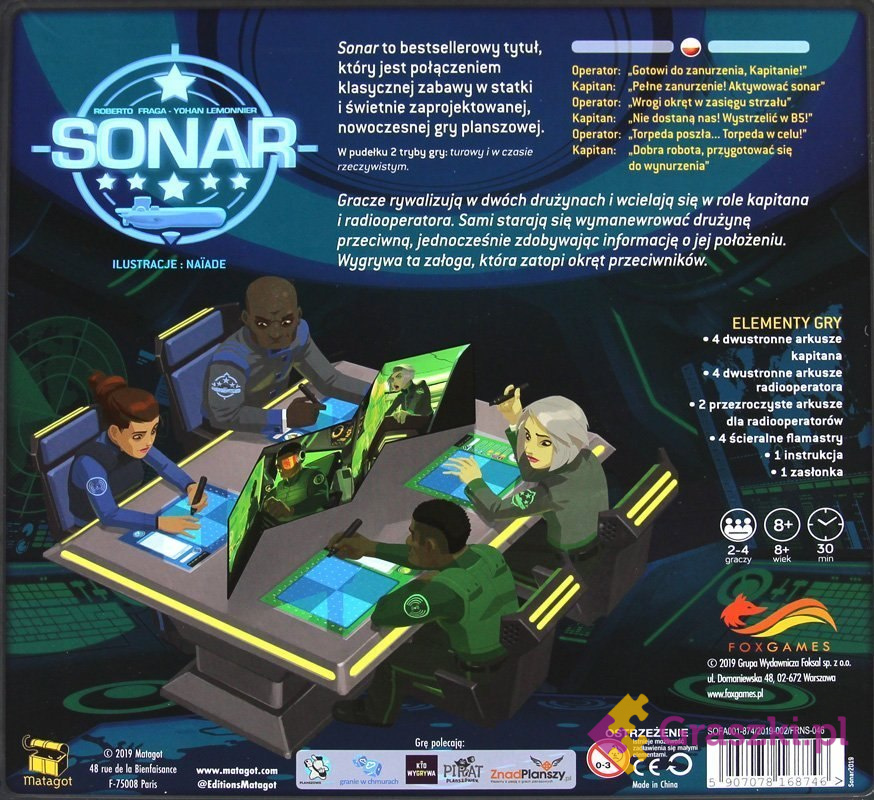 Sonar tył Sonar tył