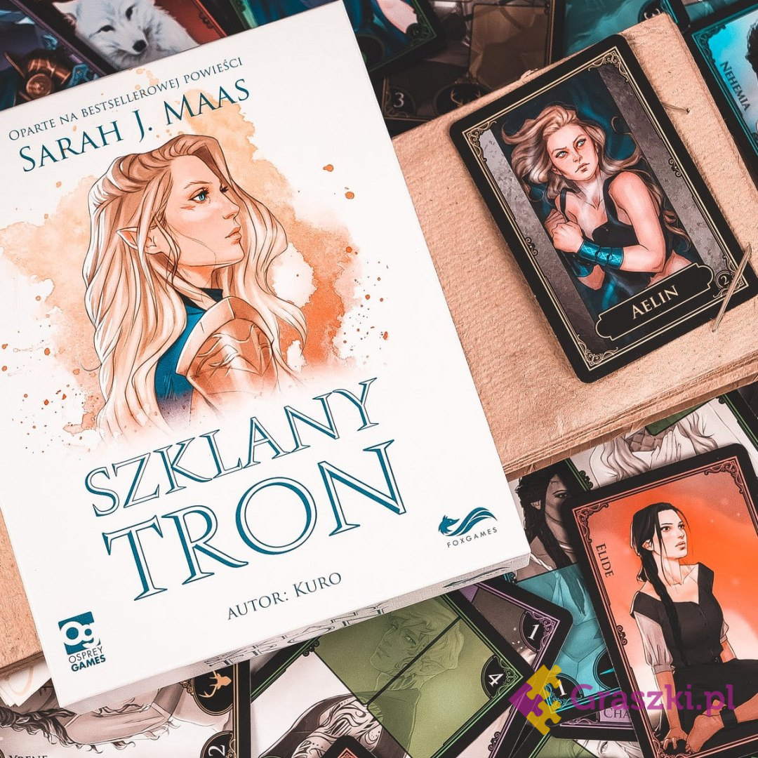 Szklany tron przód Szklany tron przód