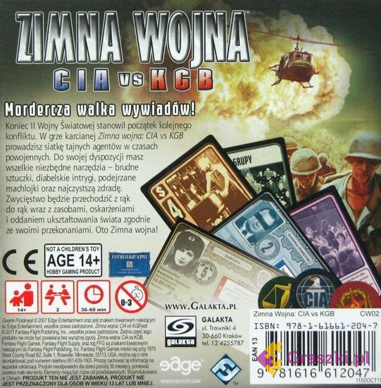 Zimna wojna: CIA vs KGB tył Zimna wojna: CIA vs KGB tył