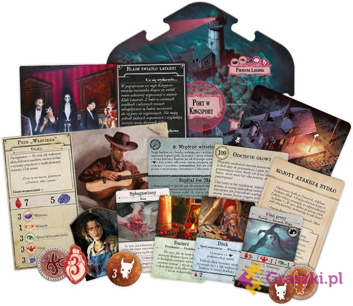Horror w Arkham (trzecia edycja): Wśród mrocznych fal karta4 Horror w Arkham (trzecia edycja): Wśród mrocznych fal karta4