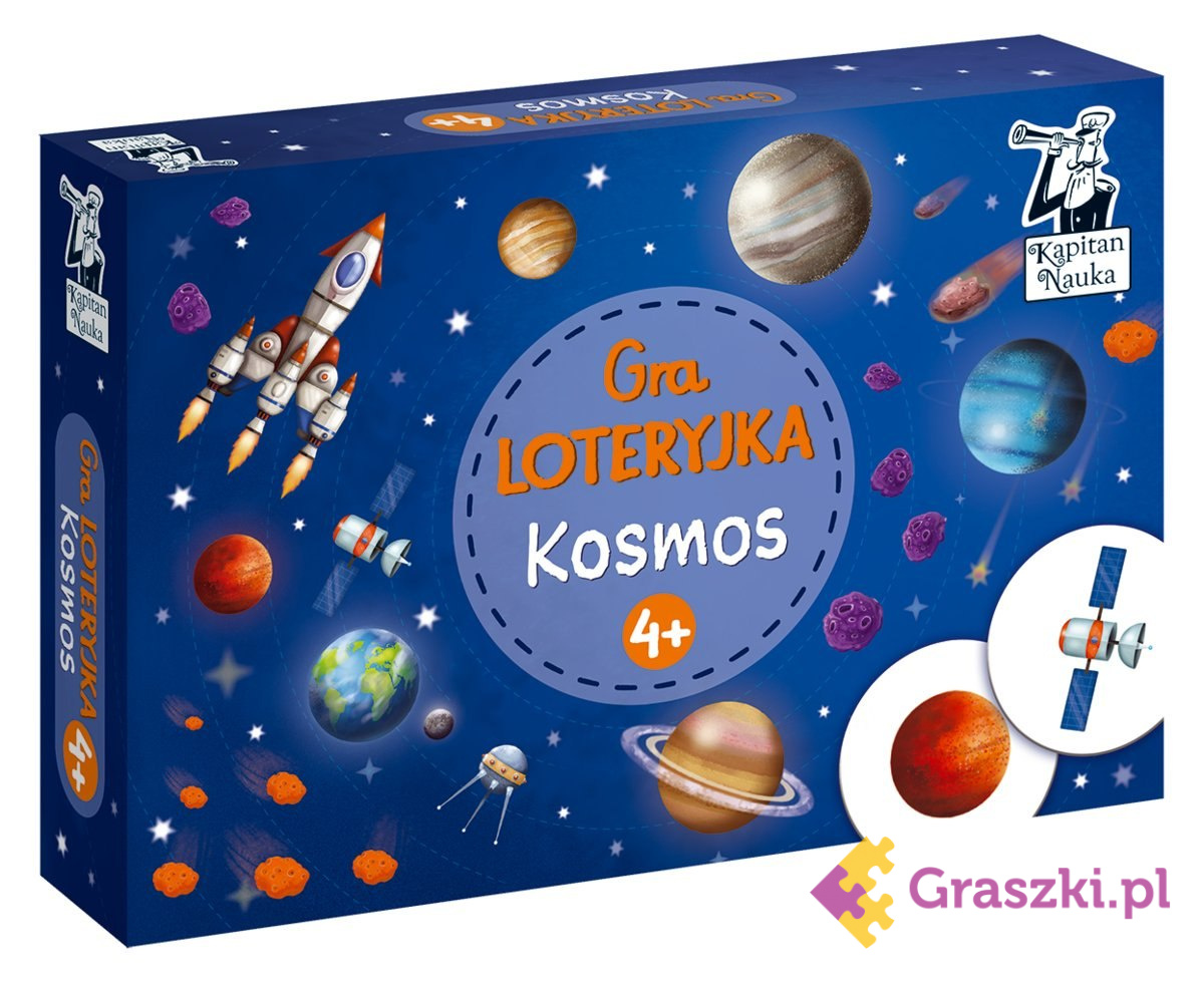 Kapitan Nauka, gra edukacyjna Loteryjka. Kosmos Kapitan Nauka, gra edukacyjna Loteryjka. Kosmos