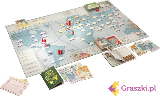 Pandemic Legacy: Sezon 0 plansza Pandemic Legacy: Sezon 0 plansza