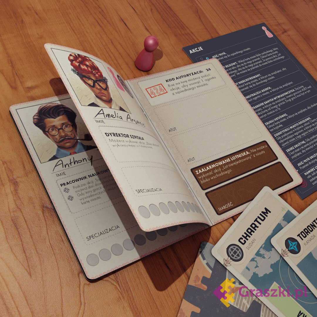 Pandemic Legacy: Sezon 0 kasiążka Pandemic Legacy: Sezon 0 kasiążka