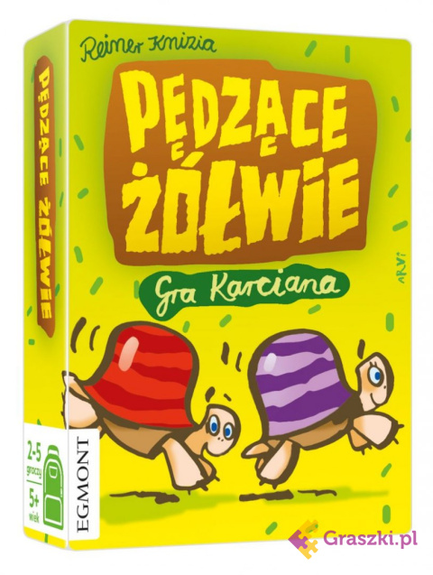 Pędzące żółwie - gra karciana. Gry do plecaka Pędzące żółwie - gra karciana. Gry do plecaka