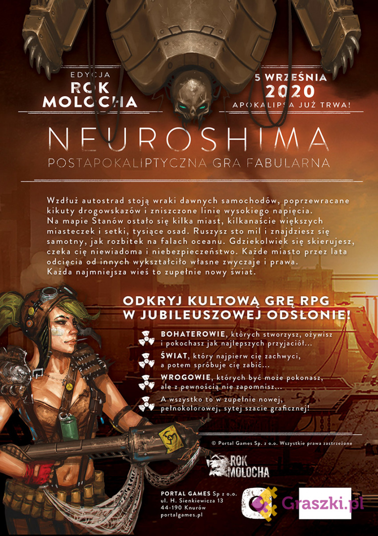 Neuroshima RPG tył
