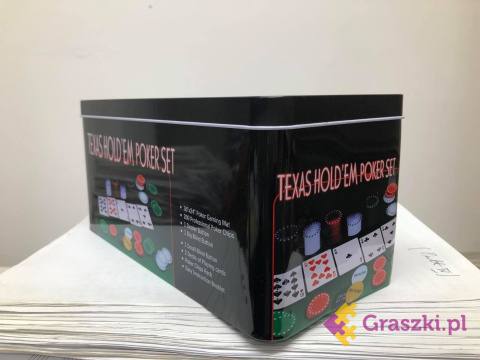Zestaw: Poker - Texas Holdem | Uszkodzony Zestaw: Poker - Texas Holdem | Uszkodzony