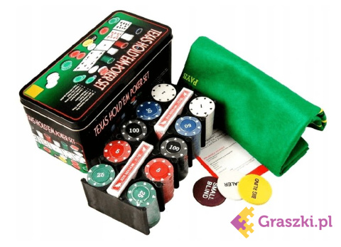 Zestaw: Poker - Texas Holdem | Uszkodzony Zestaw: Poker - Texas Holdem | Uszkodzony