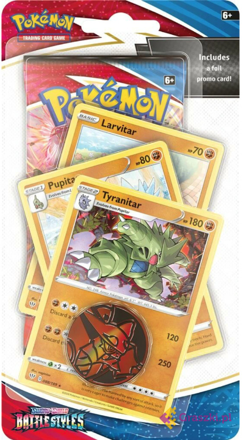 Pokemon Battle Styles - Premium Checklane Blister Tyranitar Pokemon Battle Styles - Premium Checklane Blister Tyranitar