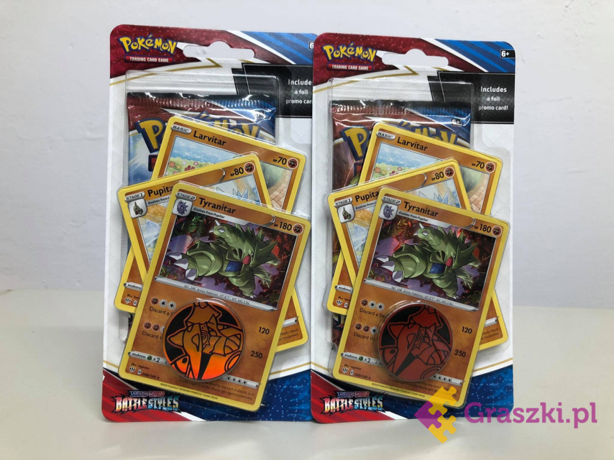 Pokemon Battle Styles - Premium Checklane Blister Tyranitar 2 pieces Pokemon Battle Styles - Premium Checklane Blister Tyranitar 2 pieces
