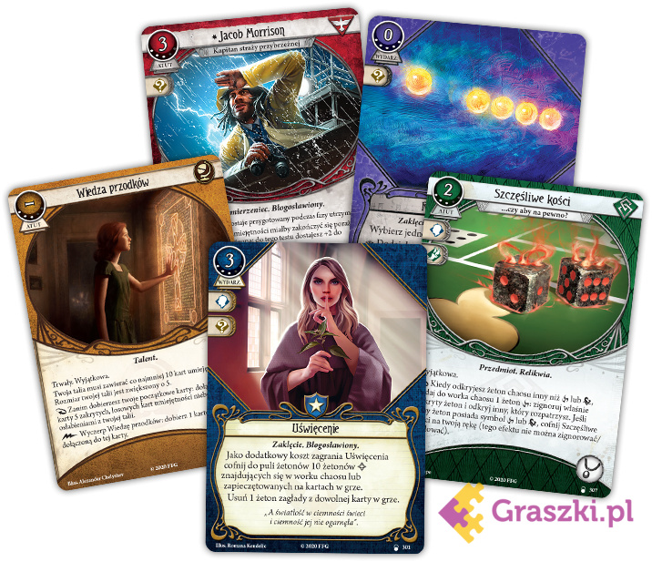 Horror w Arkham: Gra karciana - W głąb wiru karty Horror w Arkham: Gra karciana - W głąb wiru karty