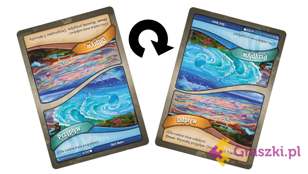 KeyForge: Mroczny przypływ - Talia Deluxe karty przypływu KeyForge: Mroczny przypływ - Talia Deluxe karty przypływu