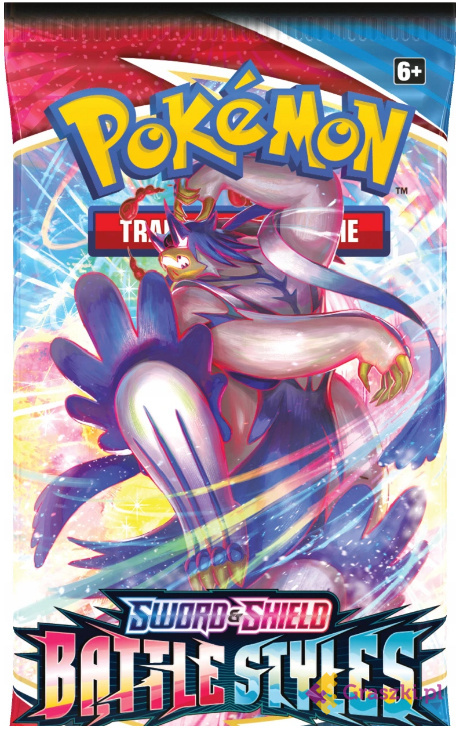 Pokemon TCG: Battle Styles - BOOSTER Pack 10 kart 2 Pokemon TCG: Battle Styles - BOOSTER Pack 10 kart 2