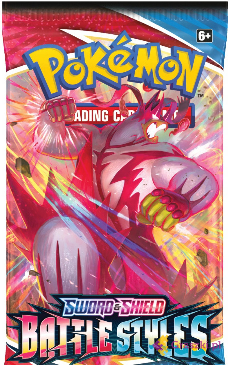 Pokemon TCG: Battle Styles - BOOSTER Pack 10 kart 4 Pokemon TCG: Battle Styles - BOOSTER Pack 10 kart 4