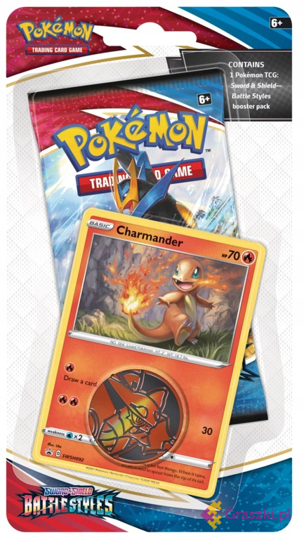 Pokemon TCG: Battle Styles - Checklane Blister - Charmander Pokemon TCG: Battle Styles - Checklane Blister - Charmander